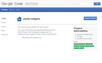 simile-widgets.googlecode.com