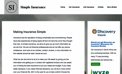 simpleinsurance.co.za