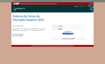 sistemascensosuperior.inep.gov.br