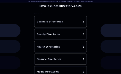smallbusinessdirectory.co.za