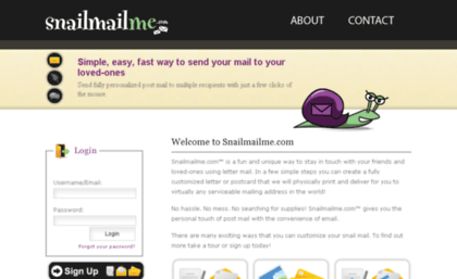 snail mail websites