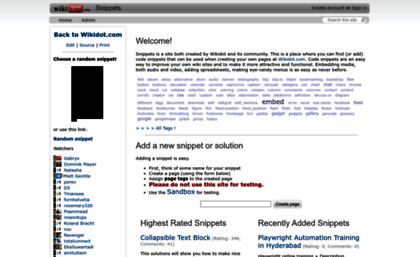 snippets.wikidot.com