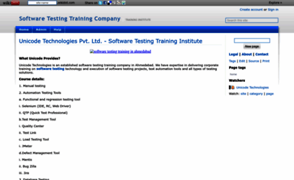 softwaretestingtraining.wikidot.com