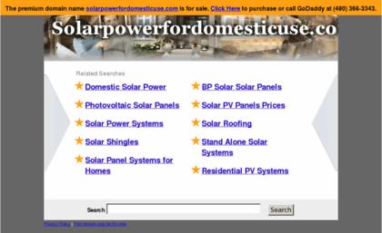 solarpowerfordomesticuse.com