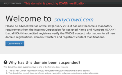 sonycrowd.com