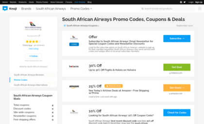 southafricanairways.bluepromocode.com