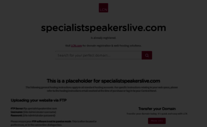 specialistspeakerslive.com