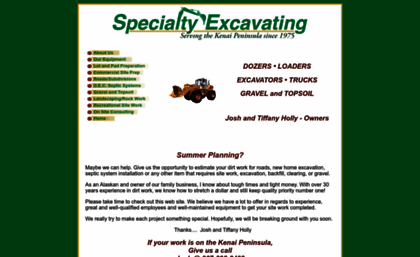 specialtyexcavating.com