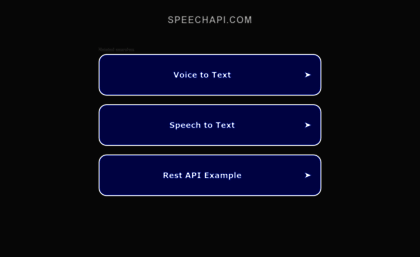 speechapi.com