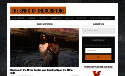 The Spirit of the Scripture