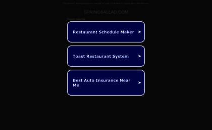 springsallad.com