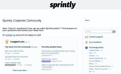 sprintly.uservoice.com