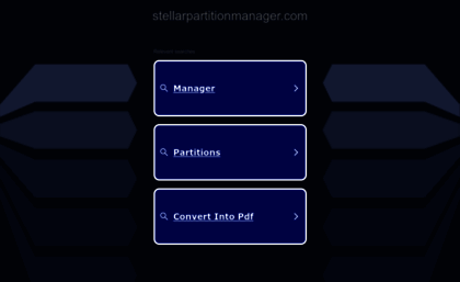 stellarpartitionmanager.com