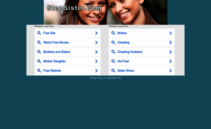 Stepsister.com website. Stepsister.com.