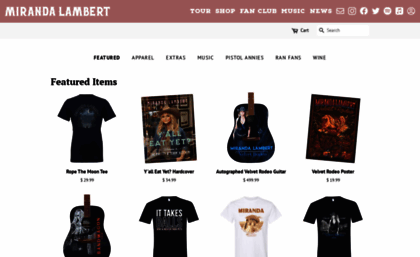 store.mirandalambert.com