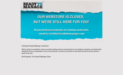 store.readytomanage.com