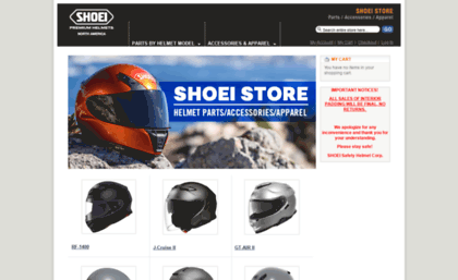 store.shoei-helmets.com