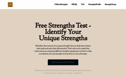 Is the Strengthsfinder 2.0 test available to take for free?