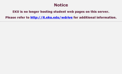 studentweb.eku.edu