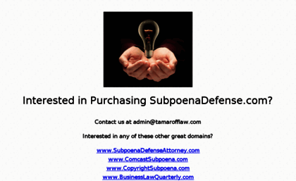 subpoenadefense.com