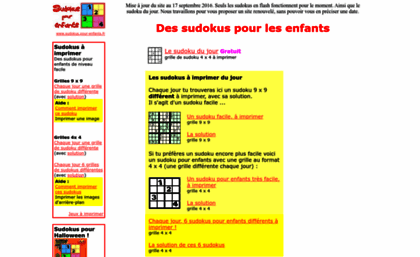 sudokus.pour-enfants.fr