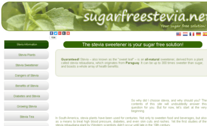 sugarfreestevia.net