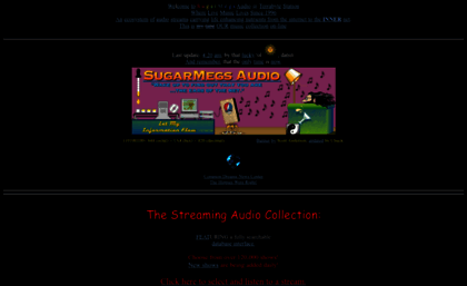 Sugarmegs Org Website Sugarmegs Audio