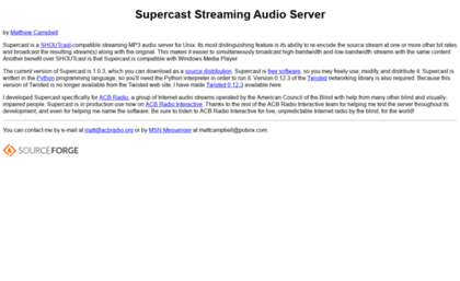 supercast.sourceforge.net