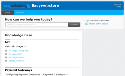 support.easywebstore.net