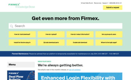 support.firmex.com