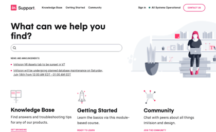 support.invisionapp.com
