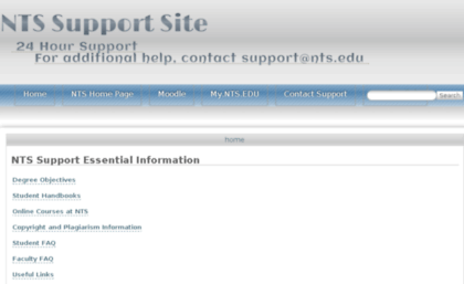 support.nts.edu