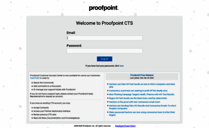 support.proofpoint.com