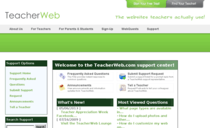 support.teacherweb.com