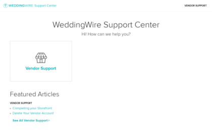 support.weddingwire.com