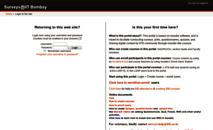 surveys.iitb.ac.in