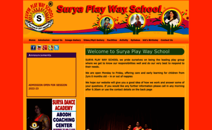 suryaplaywayschool.in