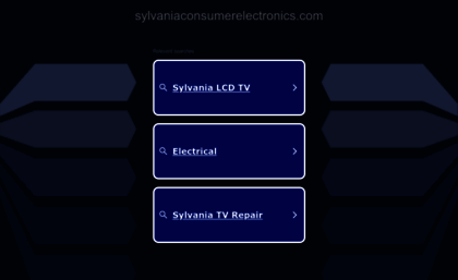 sylvaniaconsumerelectronics.com