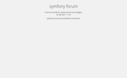symfony-forum.de