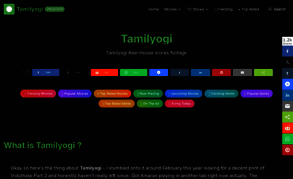 Tamilyogi.plus website. TamilYogi : Student Hindi Shows College ...