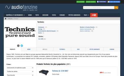 technics.audiofanzine.com