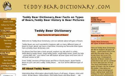 teddy-bear-dictionary.com