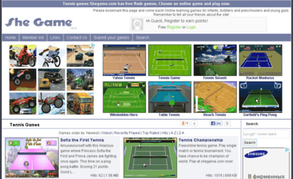 tennis-games.shegame.com