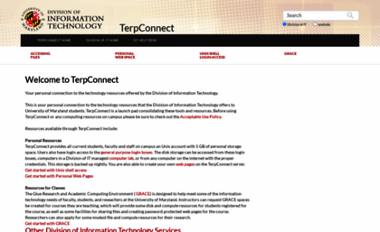 terpconnect.umd.edu