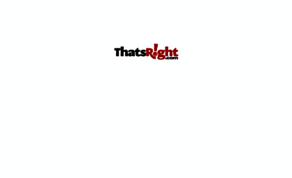 thatsright.com