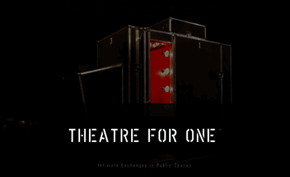 theatreforone.com