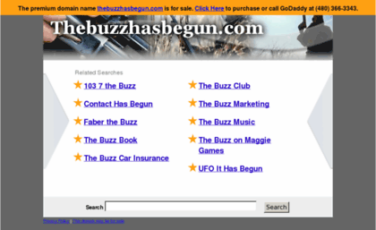 thebuzzhasbegun.com