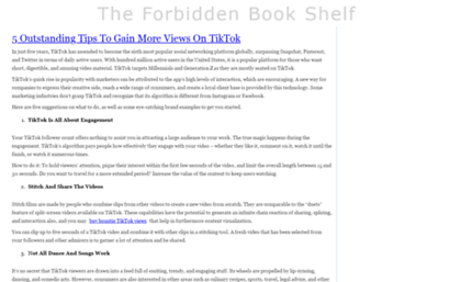 theforbiddenbookshelf.com