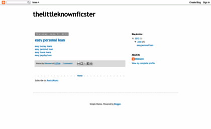 thelittleknownficster.blogspot.com
