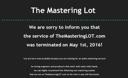 themasteringlot.com